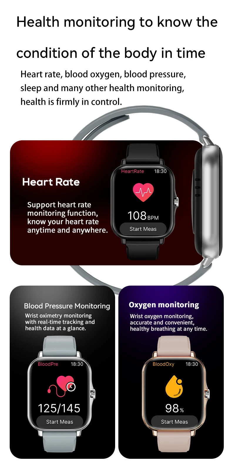 LAXASFIT 2025 New Smart Watch for Men & Women Gift Full Touch Screen Sports Fitness Watch Bluetooth Call Digital Smartwatch
