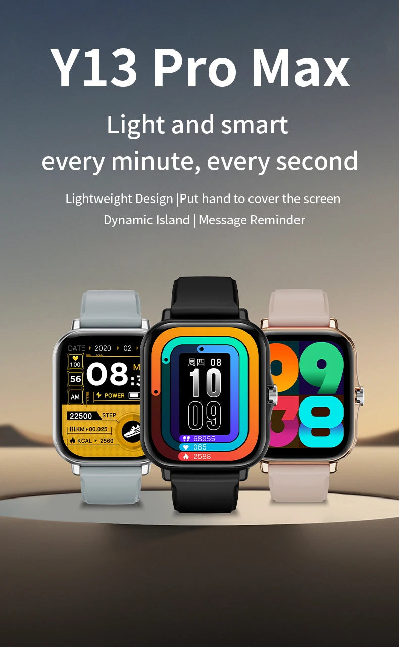 LAXASFIT 2025 New Smart Watch for Men & Women Gift Full Touch Screen Sports Fitness Watch Bluetooth Call Digital Smartwatch