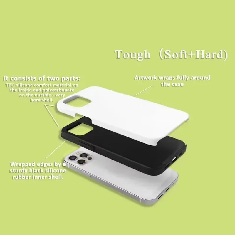 Artistic Illustration Case For iPhone 16 Acrylic TPU Two in one Magsafe.