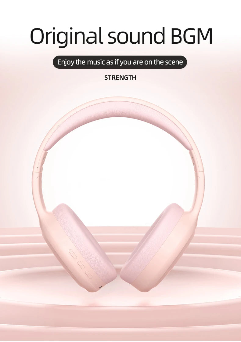 Lenovo Sports Earphones, Esports Games with Microphone TH30 Wireless Bluetooth Headphones with Headwear Earmuffs.